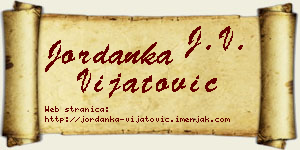 Jordanka Vijatović vizit kartica